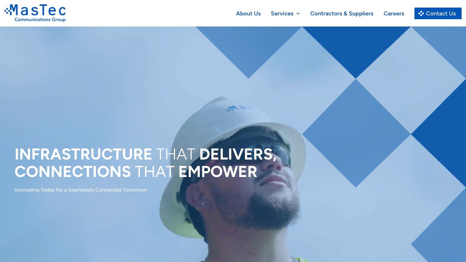 MasTec Communications Group telecom worker